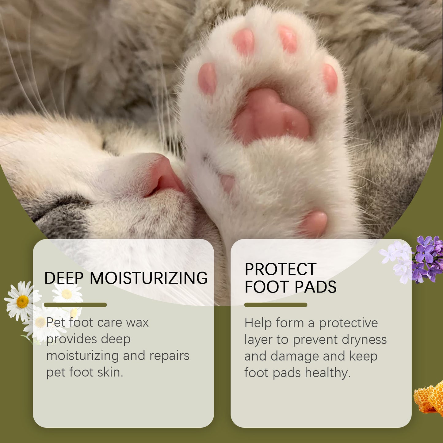 Yegbong Claw Care Cream For Dogs And Cats, Gentle Moisturizing And Softening Foot Pad, Pet Claw Care Cream
