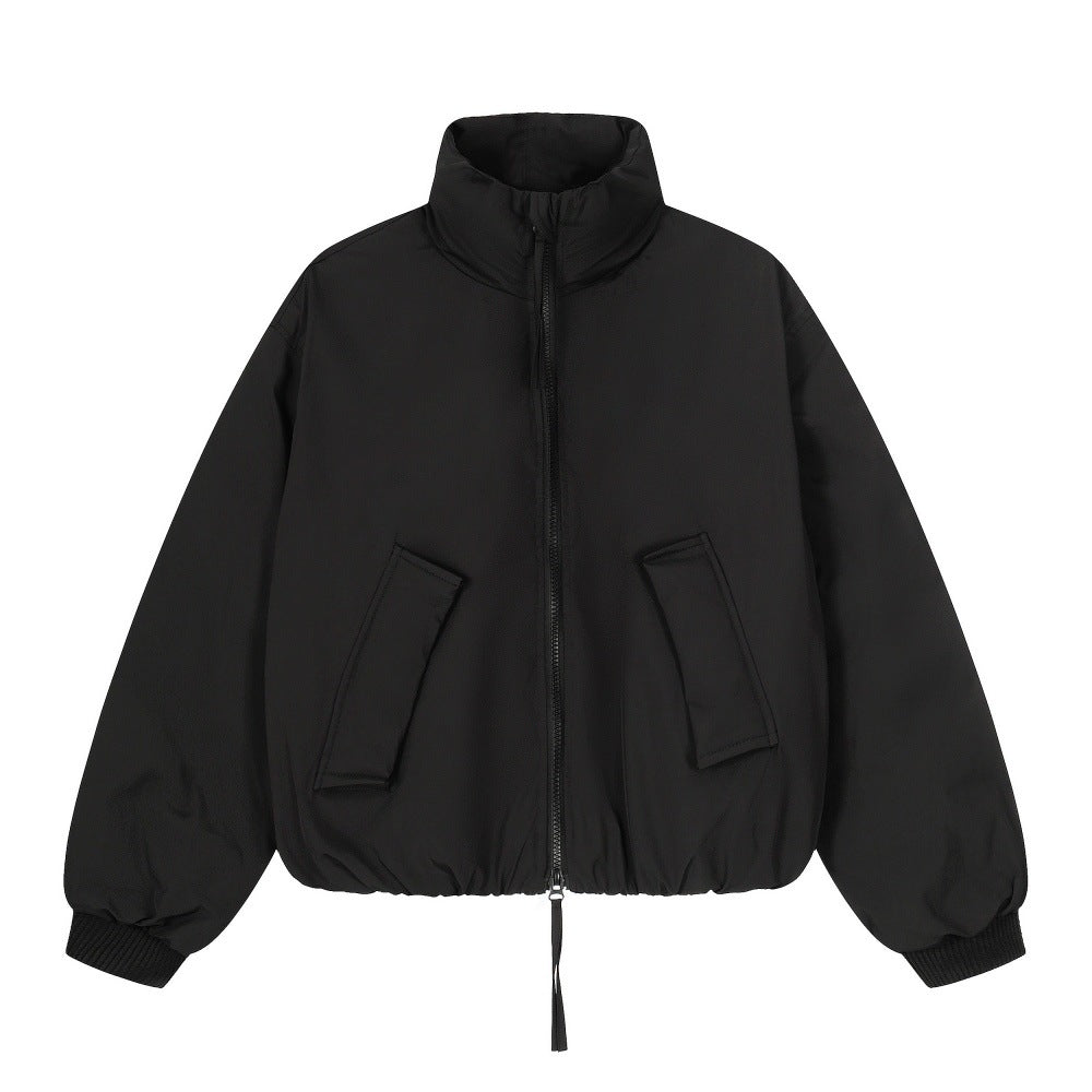 High collar cotton clothing