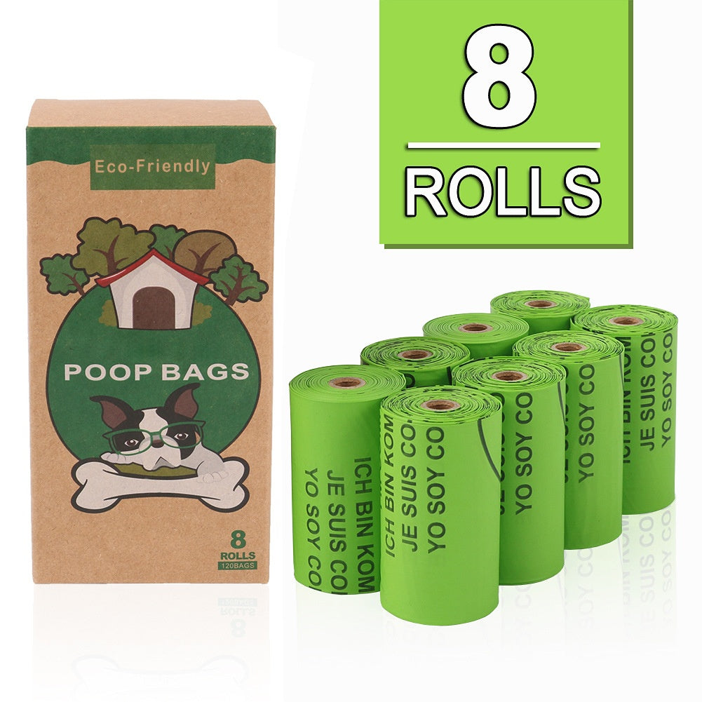 Biodegradable Pet Waste Bags Corn Starch PLA Degradable Poop Bags