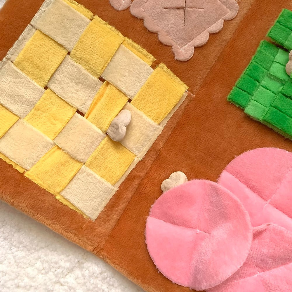 New Pet Dog Menu Cute Hide-and-Seek Scent Toy and Sound-Making Plush Hide-and-Seek Toy