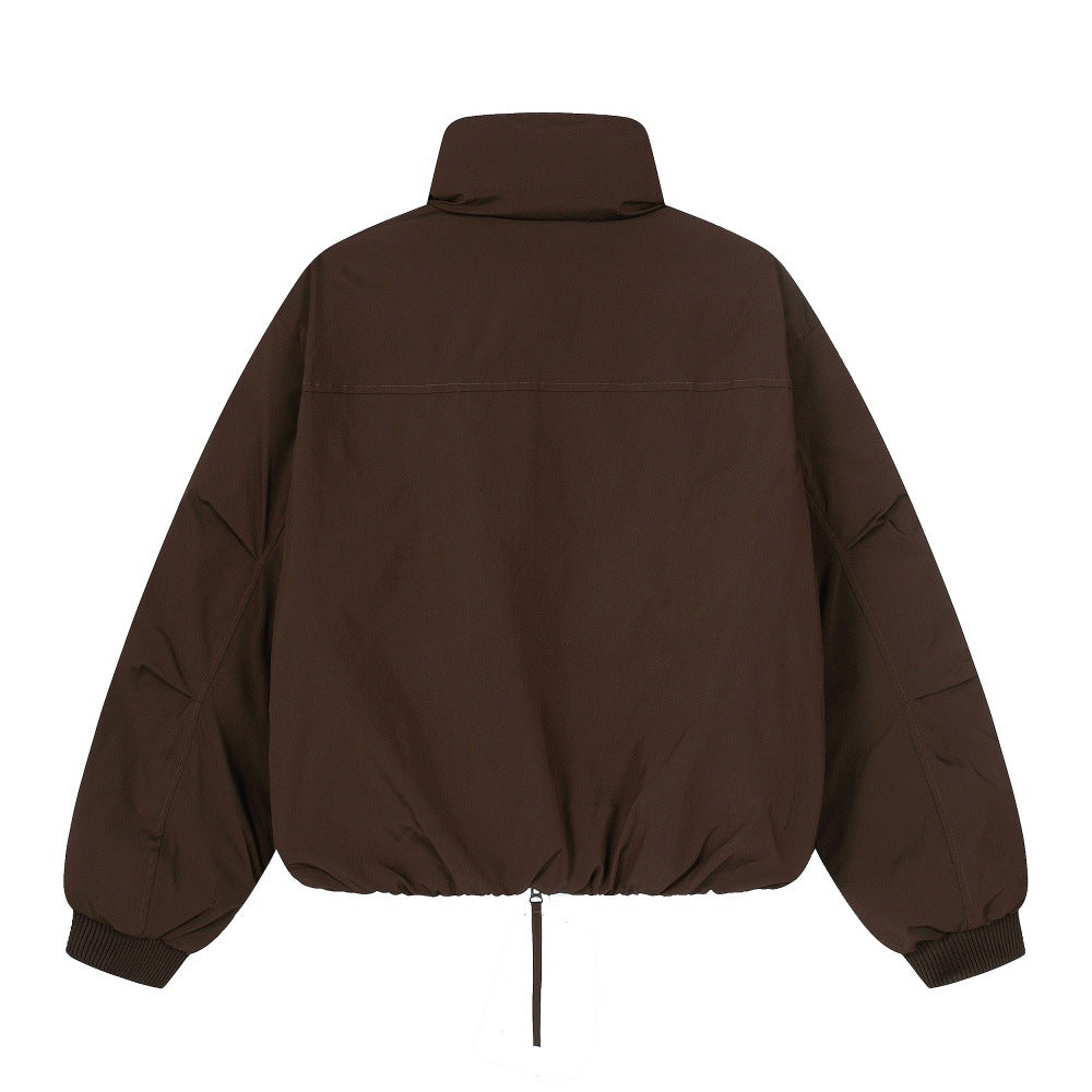 High collar cotton clothing