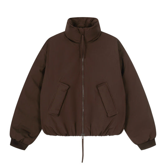 High collar cotton clothing