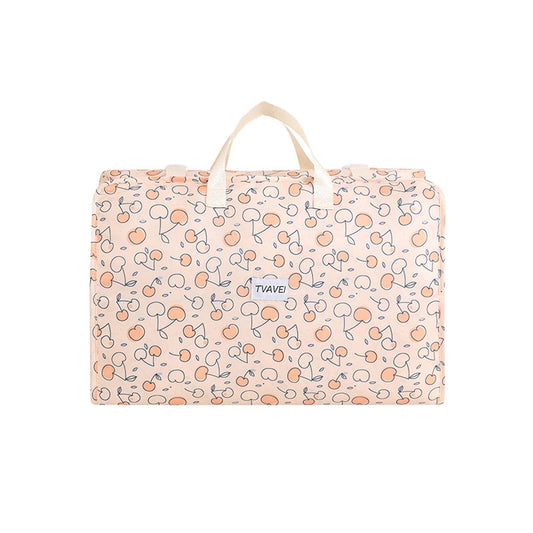 Portable Travel Clothes Organizer Bag - Large Storage with Separate Compartments for Shirts, Pants, Underwear & Socks