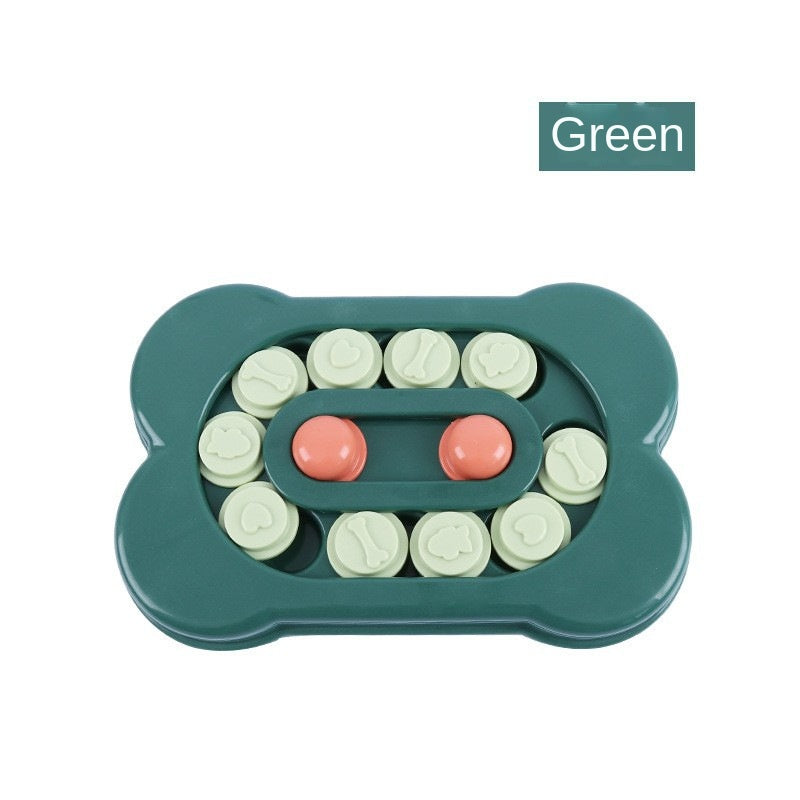 Interactive Slow Feeder Dog Bowl - Puzzle Toy for Pets