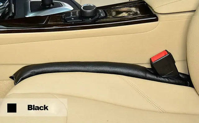 Car Seat Cushion Crevice Gap Stopper PU Leather Leakproof Protector car seat cover pad